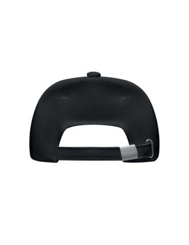 Casquette de baseball en coton  personnalisée BICCA CAP pas cher Matières : coton biologique Couleurs : noir objet promo petit b