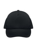 Casquette de baseball en coton  personnalisée BICCA CAP pas cher Matières : coton biologique Couleurs : noir impression logo hau