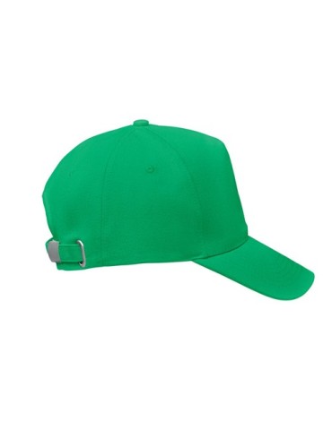 Casquette de baseball en coton  personnalisée BICCA CAP pas cher Matières : coton biologique Couleurs : vert impression logo hau