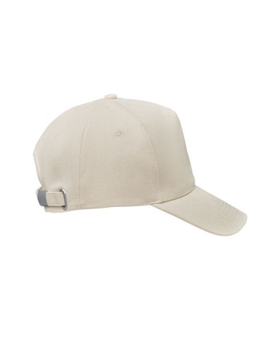 Casquette de baseball en coton  personnalisée BICCA CAP pas cher Matières : coton biologique Couleurs : beige personnalisation r