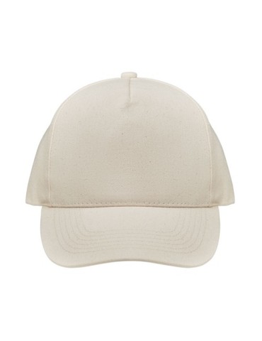 Casquette de baseball en coton  personnalisée BICCA CAP pas cher Matières : coton biologique Couleurs : beige marquage couleur é