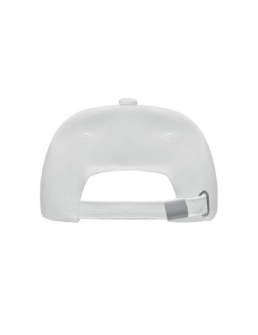 Casquette de baseball en coton  personnalisée BICCA CAP pas cher Matières : coton biologique Couleurs : blanc marquage couleur é