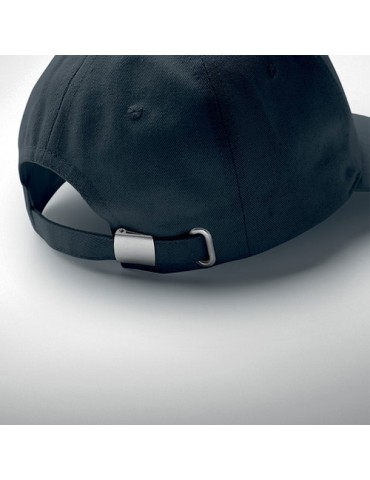 Casquette de baseball en coton  personnalisée BICCA CAP pas cher Matières : coton biologique Couleurs : bleu marine cadeau colla