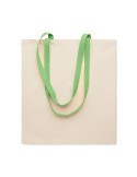 Sac shopping  en coton 140 gr/m² personnalisé ZEVRA Matières : coton Couleurs : vert citron