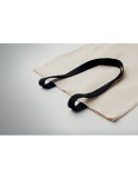 Sac shopping  en coton 140 gr/m² personnalisé ZEVRA Matières : coton Couleurs : noir accessoire événementiel unique