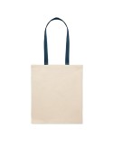 Sac shopping  en coton 140 gr/m² personnalisé ZEVRA Matières : coton Couleurs : bleu livraison express 24h 48h