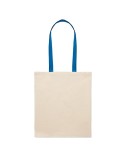 Sac shopping  en coton 140 gr/m² personnalisé ZEVRA Matières : coton Couleurs : bleu royal objet promotionnel éco-responsable