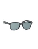 Lunettes de soleil personnalisées s en RPET - MACUSA Matières : PET recyclé Couleurs : gris transparent