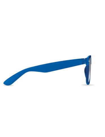 Lunettes de soleil personnalisées s en RPET - MACUSA Matières : PET recyclé Couleurs : bleu transparent impression haute définit