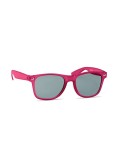 Lunettes de soleil personnalisées s en RPET - MACUSA Matières : PET recyclé Couleurs : fuchsia transparent livraison express 24h