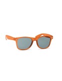 Lunettes de soleil personnalisées s en RPET - MACUSA Matières : PET recyclé Couleurs : orange transparent goodies publicitaire é