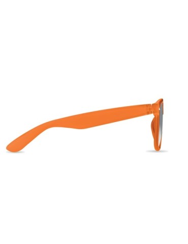 Lunettes de soleil personnalisées s en RPET - MACUSA Matières : PET recyclé Couleurs : orange transparent goodies personnalisé e