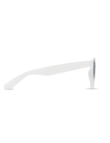Lunettes de soleil personnalisées s en RPET - MACUSA Matières : PET recyclé Couleurs : blanc cadeau client original