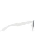 Lunettes de soleil personnalisées s en RPET - MACUSA Matières : PET recyclé Couleurs : blanc cadeau client original