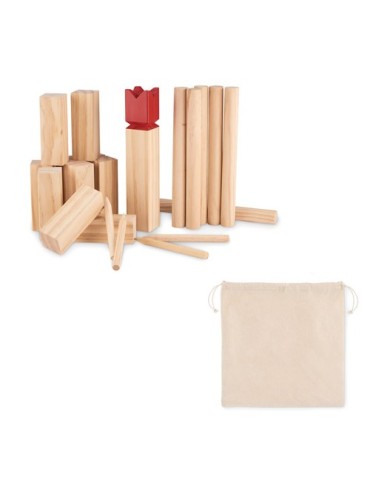 Jeu de lancer en bois de pin personnalisé et convivial - KING