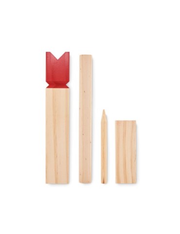 Jeu de lancer en bois de pin personnalisé et convivial - KING Matières : bois Couleurs : bois cadeau entreprise pas cher