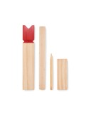 Jeu de lancer en bois de pin personnalisé et convivial - KING Matières : bois Couleurs : bois cadeau entreprise pas cher