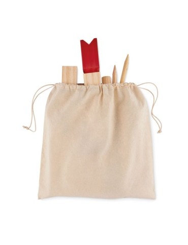 Jeu de lancer en bois de pin personnalisé et convivial - KING Matières : bois Couleurs : bois objet promotionnel éco-responsable