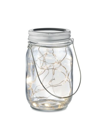 Lampe solaire d'extérieur personnalisée POT LAMP Matières : verre Couleurs : transparent 2