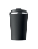 Gobelet isotherme double paroi 350 ml personnalisé - BRACE Matières : acier inoxydable Couleurs : noir personnalisation rapide e