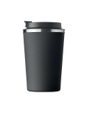 Gobelet isotherme double paroi 350 ml personnalisé - BRACE Matières : acier inoxydable Couleurs : noir marquage couleur éclatant