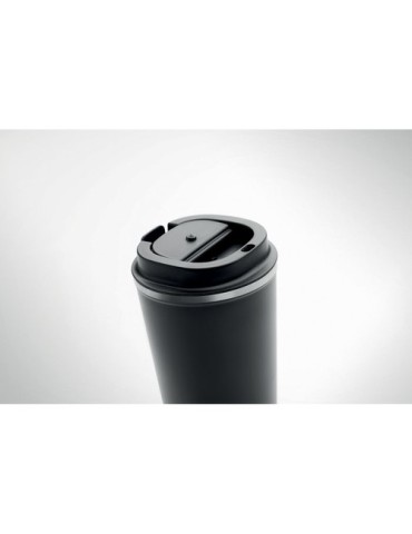 Gobelet isotherme double paroi 350 ml personnalisé - BRACE Matières : acier inoxydable Couleurs : noir objet publicitaire robust
