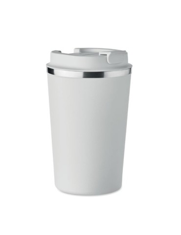Gobelet isotherme double paroi 350 ml personnalisé - BRACE Matières : acier inoxydable Couleurs : blanc marquage laser ultra pré
