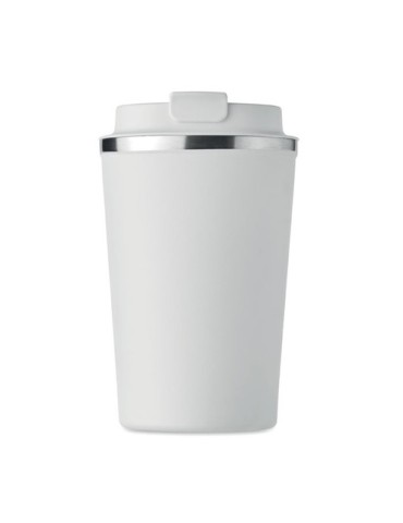Gobelet isotherme double paroi 350 ml personnalisé - BRACE Matières : acier inoxydable Couleurs : blanc cadeau collaborateur pre