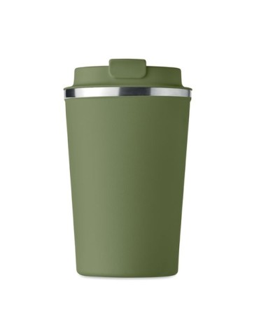 Gobelet isotherme double paroi 350 ml personnalisé - BRACE Matières : acier inoxydable Couleurs : vert foncé cadeau client origi