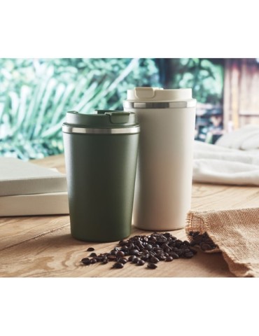 Gobelet isotherme double paroi 350 ml personnalisé - BRACE Matières : acier inoxydable Couleurs : vert foncé livraison express 2