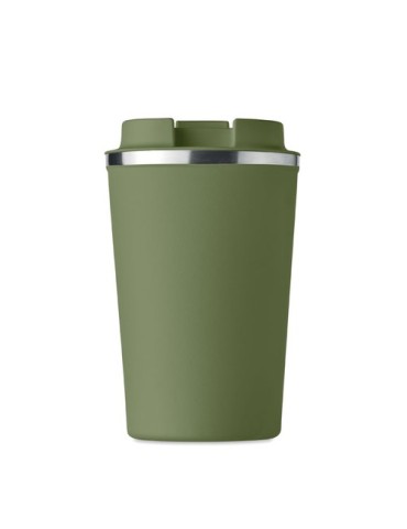 Gobelet isotherme double paroi 350 ml personnalisé - BRACE Matières : acier inoxydable Couleurs : vert foncé cadeau entreprise p