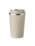 Gobelet isotherme double paroi 350 ml personnalisé - BRACE Matières : acier inoxydable Couleurs : beige personnalisable avec vot