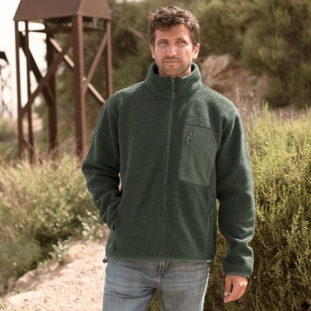 Veste de Sport Éco-responsable Personnalisée pas cher - Killian Matières : polaire Taille textile : L Couleurs : naturel goodies