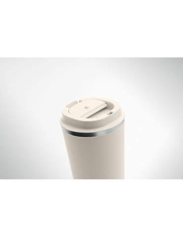 Gobelet isotherme double paroi 350 ml personnalisé - BRACE Matières : acier inoxydable Couleurs : beige goodies publicitaire évé