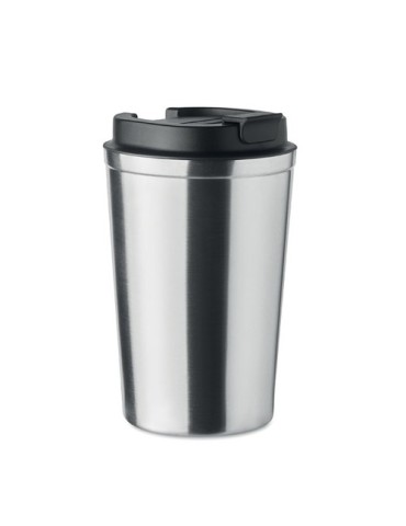Gobelet isotherme double paroi 350 ml personnalisé - BRACE Matières : acier inoxydable Couleurs : argenté mat impression haute d