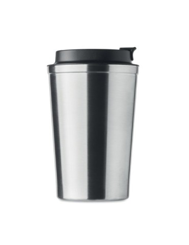 Gobelet isotherme double paroi 350 ml personnalisé - BRACE Matières : acier inoxydable Couleurs : argenté mat cadeau affaires él