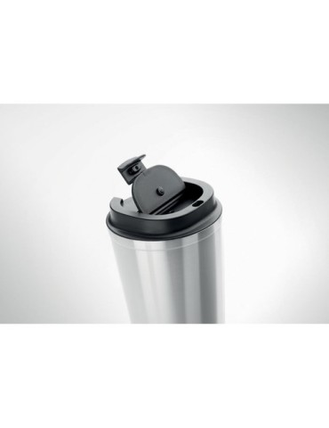 Gobelet isotherme double paroi 350 ml personnalisé - BRACE Matières : acier inoxydable Couleurs : argenté mat cadeau collaborate