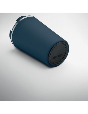 Gobelet isotherme double paroi 350 ml personnalisé - BRACE Matières : acier inoxydable Couleurs : bleu marine goodies entreprise