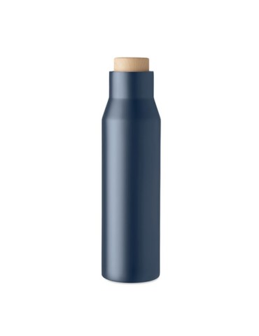 Flacon à double paroi  500 ml - DUDINKA Matières : acier inoxydable Couleurs : bleu marine goodies publicitaire événementiel