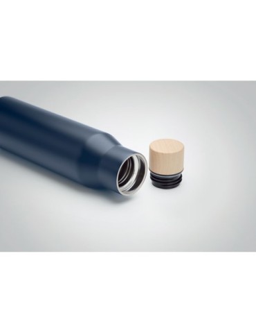 Flacon à double paroi  500 ml - DUDINKA Matières : acier inoxydable Couleurs : bleu marine personnalisation sur mesure