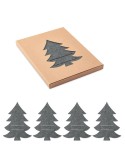 Tablier personnalisable en coton organique - Objets Publicitaires TREESGUARD 4 portes couverts feutre RPET