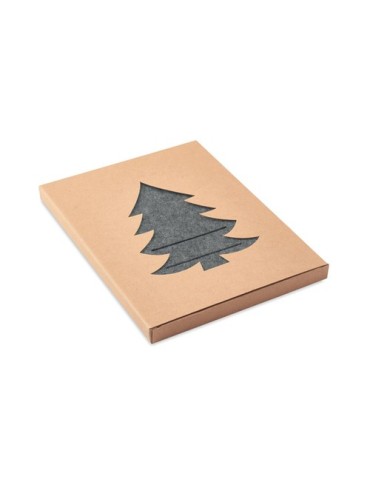 Tablier personnalisable en coton organique - Objets Publicitaires TREESGUARD 4 portes couverts feutre RPET objet publicitaire ro
