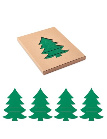 Tablier personnalisable en coton organique - Objets Publicitaires TREESGUARD 4 portes couverts feutre RPET 2