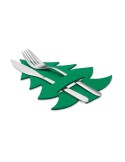 Tablier personnalisable en coton organique - Objets Publicitaires TREESGUARD 4 portes couverts feutre RPET impression logo haute