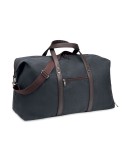 Sac week-end personnalisé en toile 450gr/m² - ZURICH Matières : coton Couleurs : noir