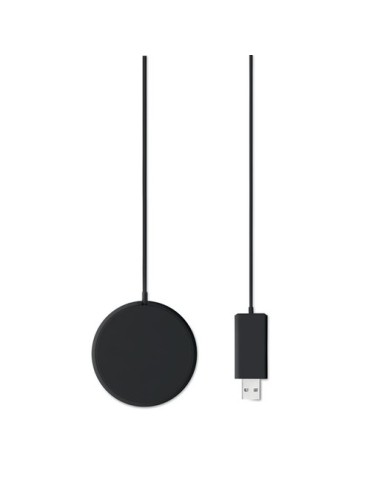 Chargeur sans fil magnétique personnalisé FLAKE MAG Matières : ABS Couleurs : noir 2