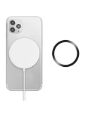 Chargeur sans fil magnétique personnalisé FLAKE MAG Matières : ABS Couleurs : blanc personnalisable avec votre logo