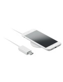Chargeur sans fil magnétique personnalisé FLAKE MAG Matières : ABS Couleurs : blanc impression haute définition