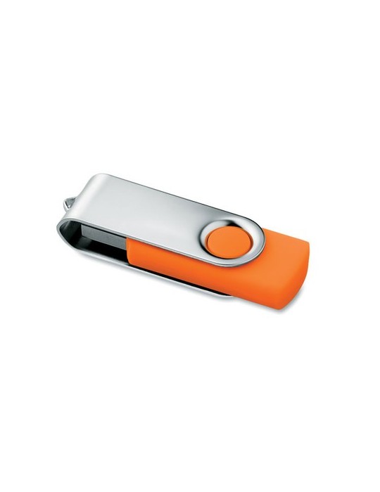 Clé USB Flash Personnalisée 16GB Pratique Économique - Techmate Matières : ABS Couleurs : orange accessoire événementiel unique