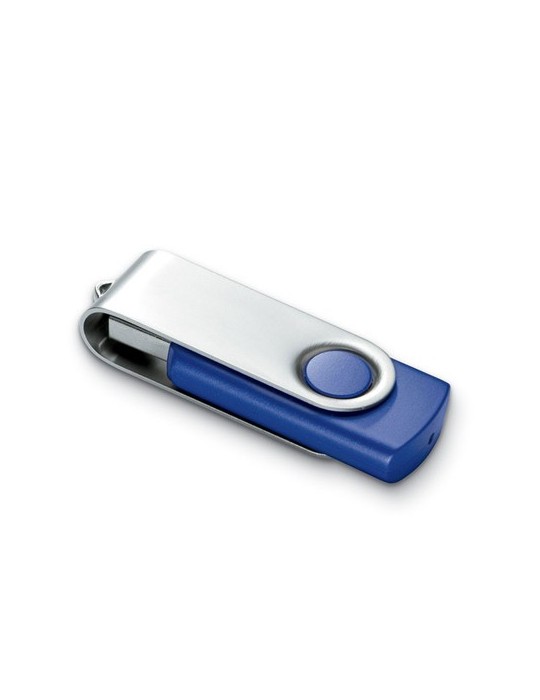 Clé USB Personnalisée 8 Go Pratique TECHMATE Matières : ABS Couleurs : bleu royal personnalisable avec votre logo